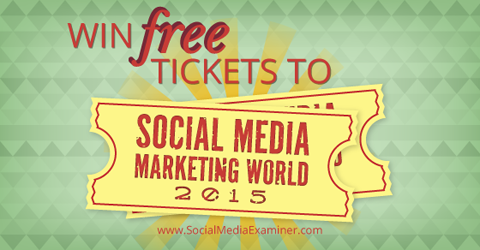 ganhe ingressos para o mundo do marketing de mídia social 2014