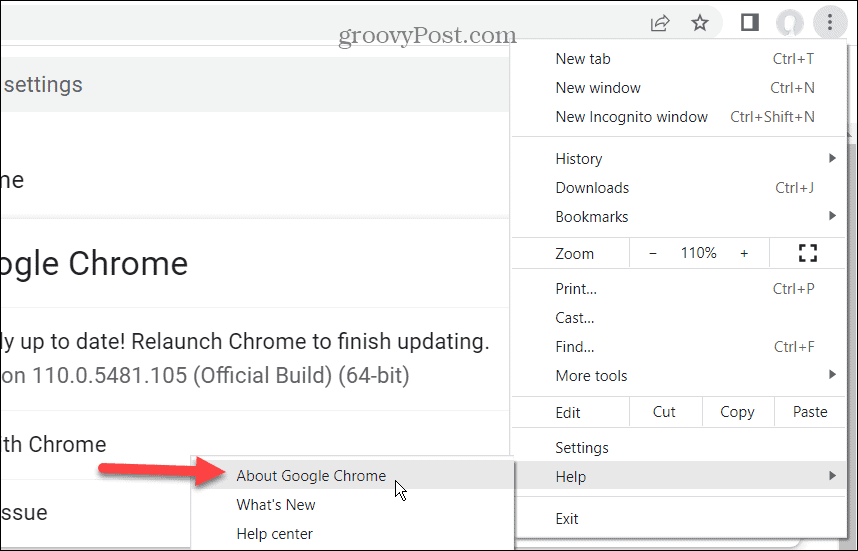 Código de erro do Google Chrome STATUS_BREAKPOINT