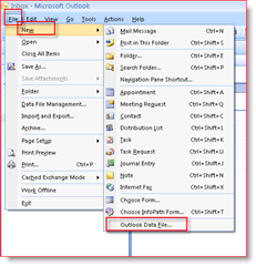 Como criar arquivos .PST usando o Outook 2007 ou o Outlook 2003:: groovyPost.com