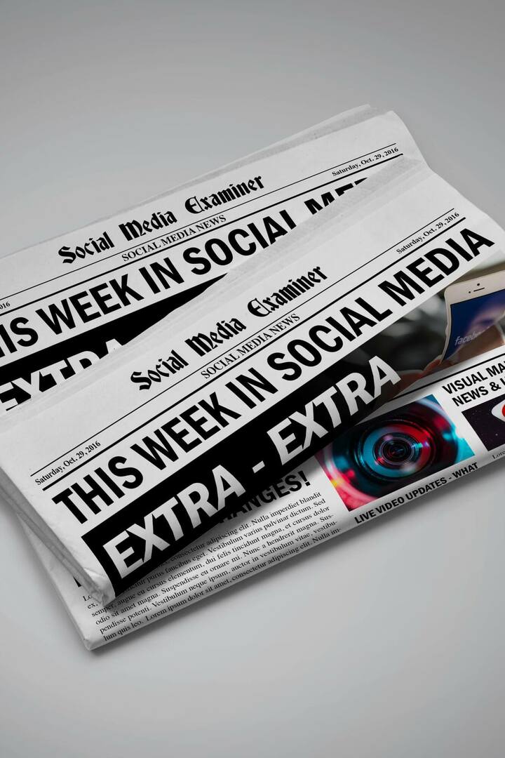 YouTube lança telas finais para celular: esta semana nas mídias sociais: examinador de mídias sociais