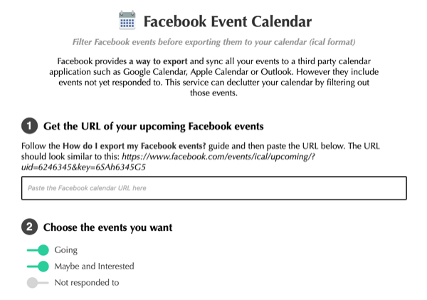 Descoberta do Podcast de Marketing de Mídia Social da Semana: Calendário de Eventos do Facebook.