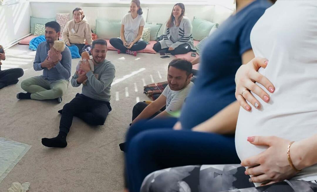 Este treinamento torna mais fácil para a mãe dar à luz! “Os pais devem receber educação de nascimento”