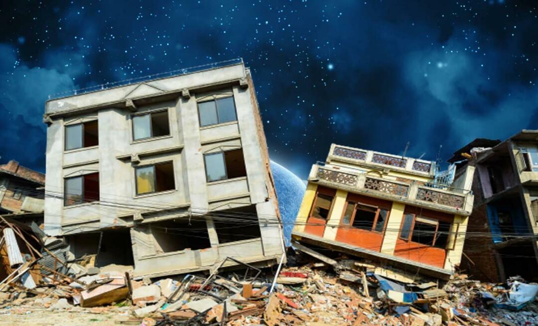 O que significa sonhar com terremoto? O que significa terremoto e agitação em um sonho?