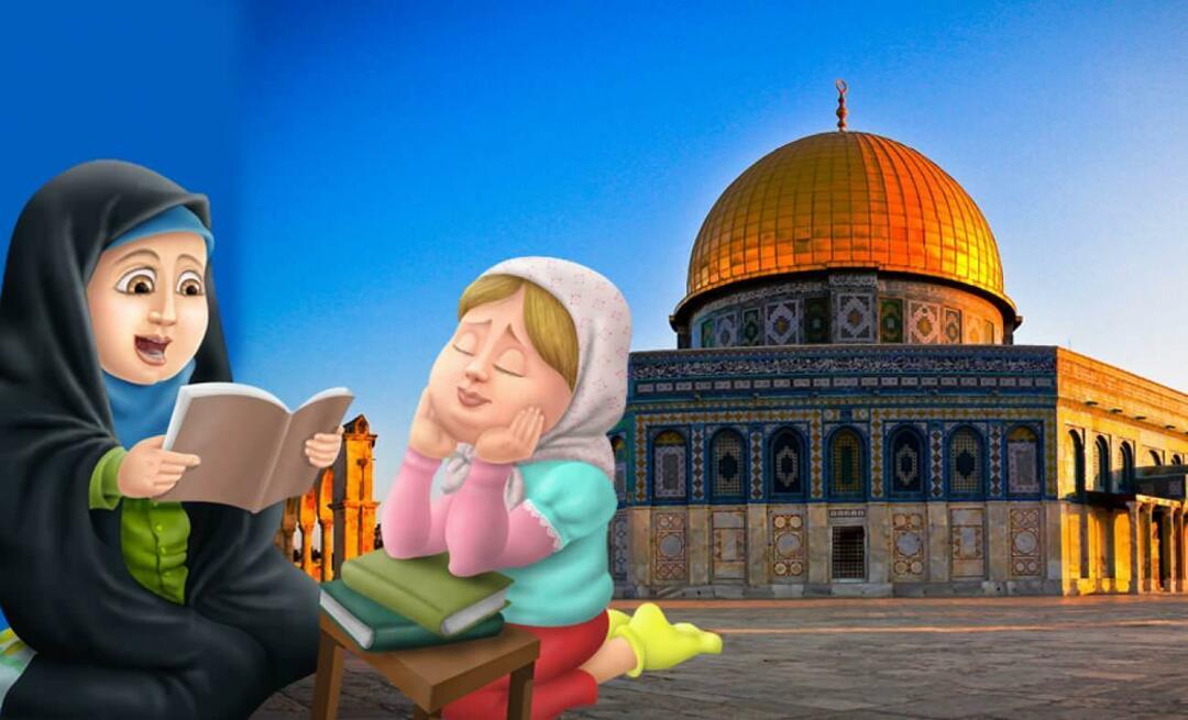 Como devemos explicar aos nossos filhos Jerusalém, onde está localizada a nossa primeira qibla, Masjid al-Aqsa?