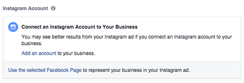  conecte sua conta do instagram para uma campanha de retargeting