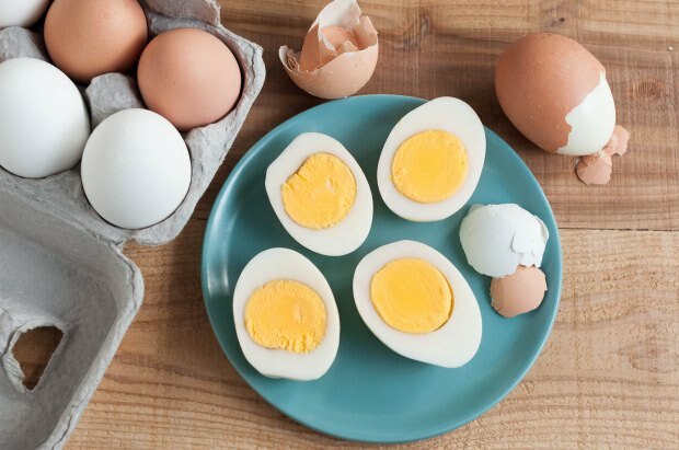 Os benefícios de um ovo cozido baixo