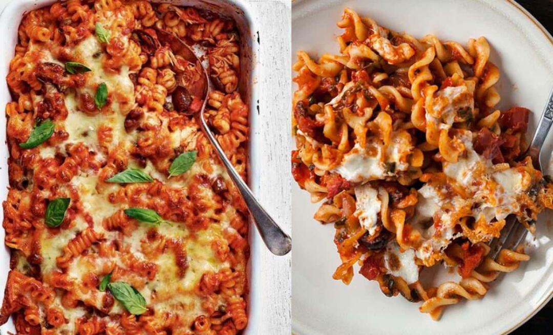 Como fazer macarrão assado com tomate seco? Massa prática assada pronta em menos de 20 minutos