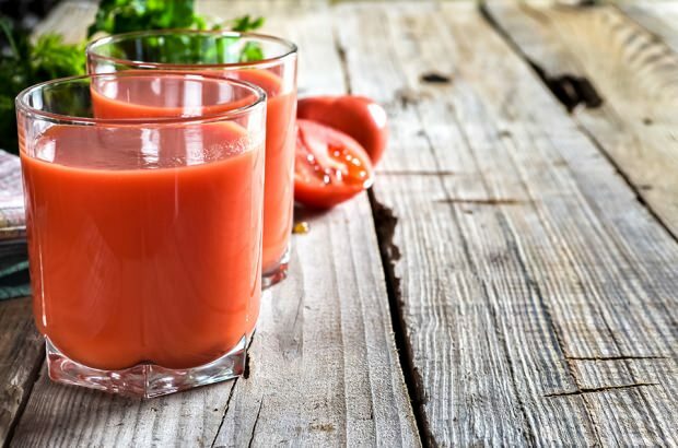 receita de suco de tomate