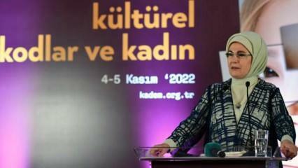 Emine Erdogan é a 5ª Presidente do KADEM. Cúpula Internacional de Mulheres e Justiça