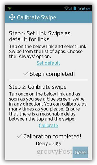 O Android App LinkSwipe faz mais do que apenas abrir links