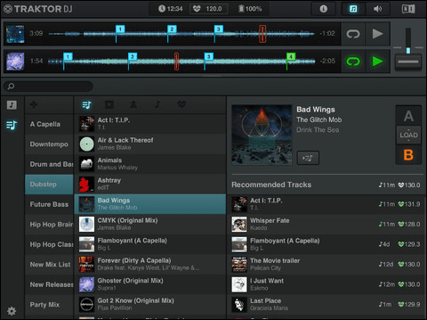 Traktor DJ grátis no iOS