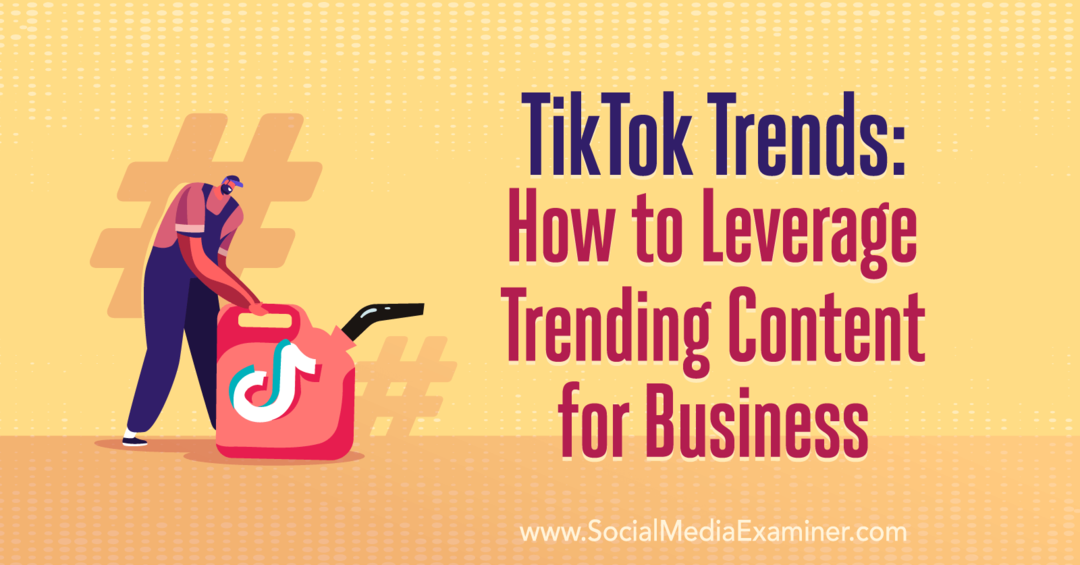 Tendências da TikTok: como alavancar o conteúdo de tendências para negócios, apresentando ideias da Wave Wyld no podcast de marketing de mídia social.