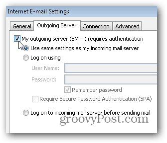 Configurações de IMAP POP3 SMTP do Outlook 2010 - 06