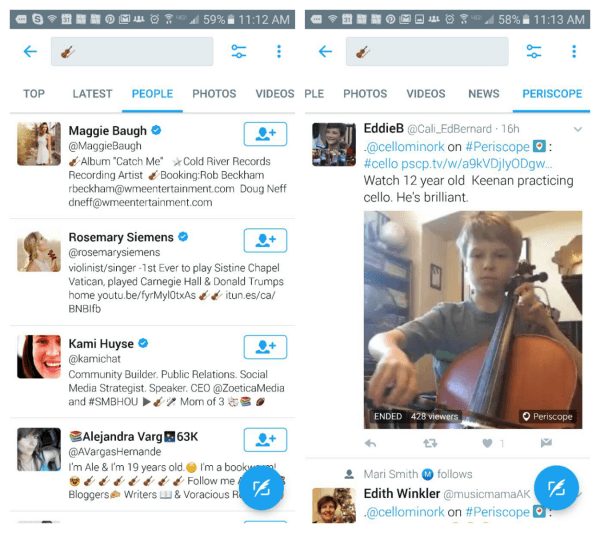 O Twitter adiciona a capacidade de pesquisar o Twitter e o Periscope usando emojis.