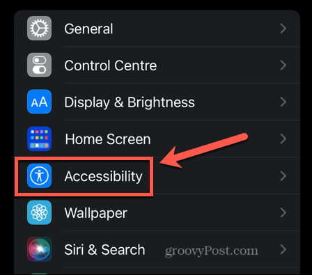 configurações de acessibilidade do iphone