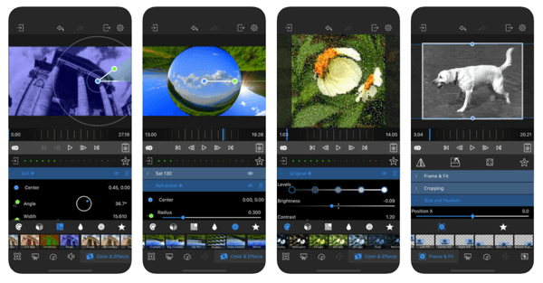 LumaFX é um aplicativo de edição de vídeo.