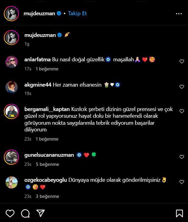 Comentários de Müjde Uzman