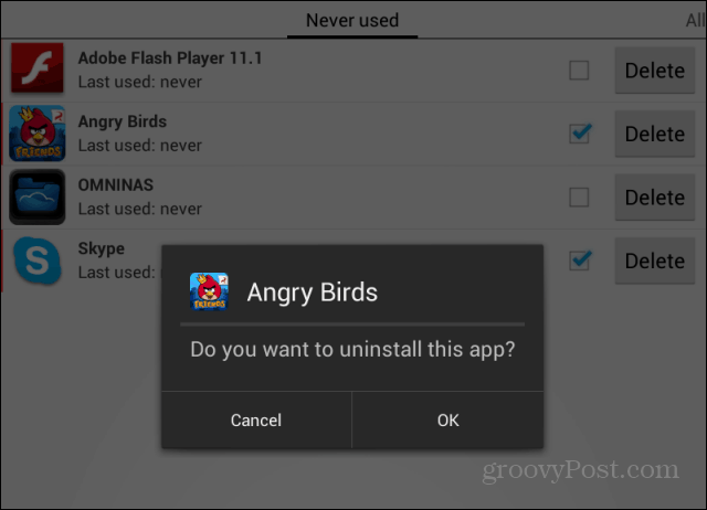 Livre-se de aplicativos Android não utilizados com o removedor inútil de aplicativos
