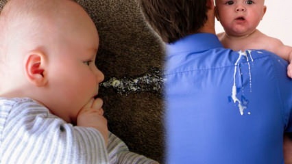 As causas mais comuns de vômito em bebês! O que é bom para vomitar em bebês?