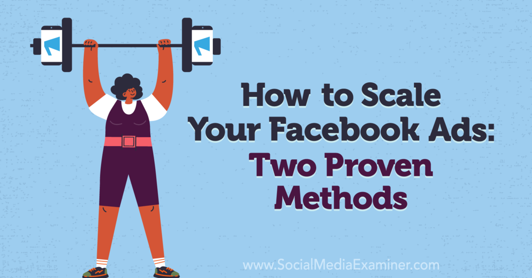 Como dimensionar seus anúncios do Facebook: dois métodos comprovados: examinador de mídia social