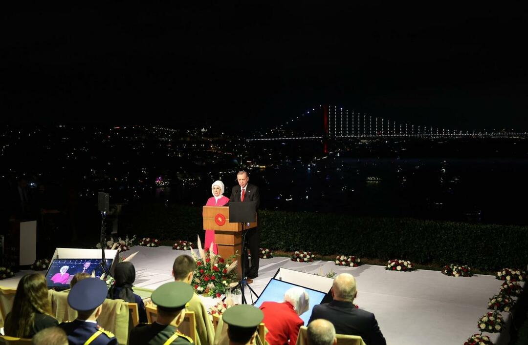 Recep Tayyip Erdoğan e Emine Erdoğan 100. eventos do ano
