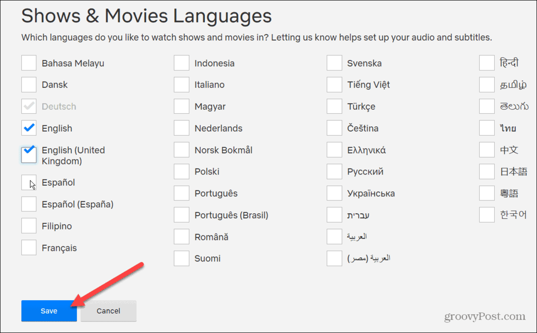 linguagem de programas e filmes