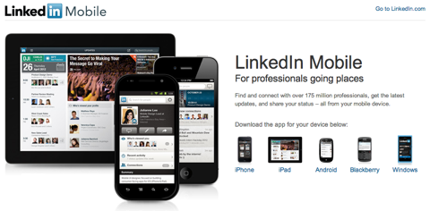 LinkedIn para celular