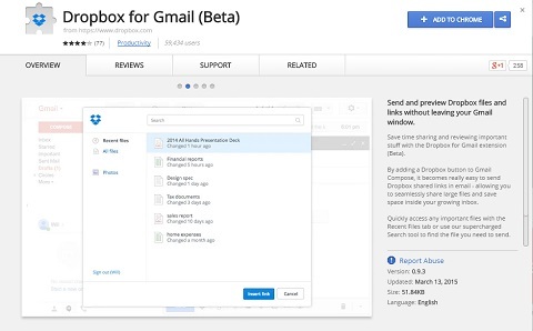 caixa de depósito para Gmail