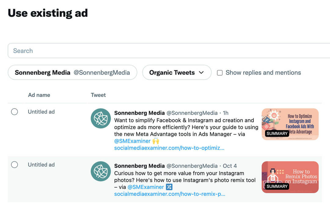 como-dimensionar-anúncios-do-twitter-expandir-seu-público-alvo-atualizar-seus-ativos-criativos-tweets-orgânicos-adicionar-ao-grupo-de-anúncios-exemplo-21