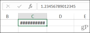 Símbolos numéricos no Excel