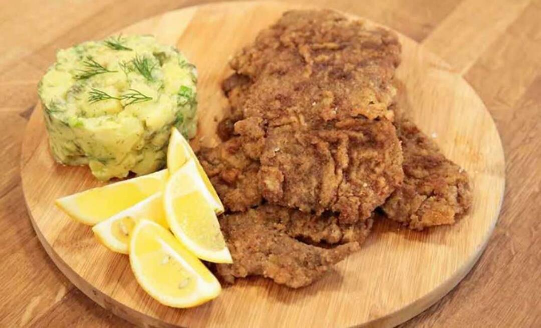 Esteja pronto para comer em 30 minutos! Como fazer schnitzel de vitela? Receita de schnitzel de carne vienense!