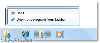 pastas múltiplas fixadas na barra de tarefas do Windows 7