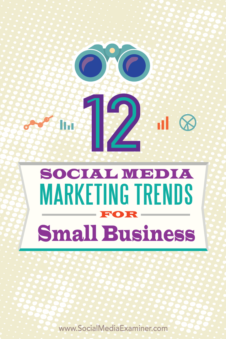 doze tendências de marketing de mídia social para pequenas empresas