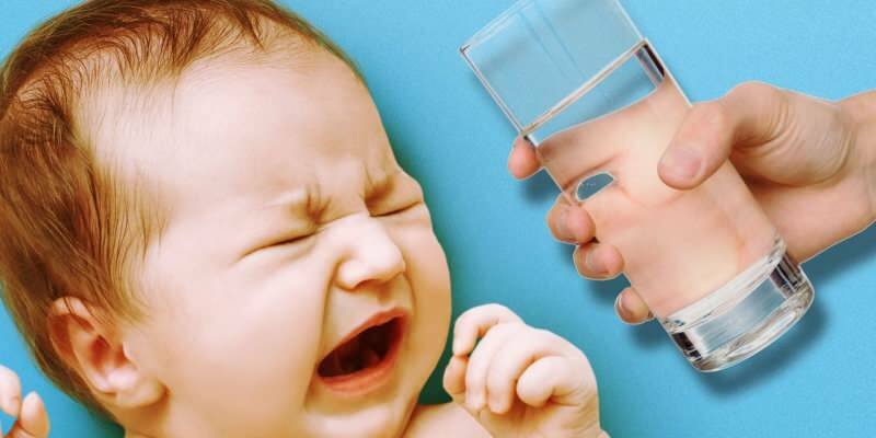 Consumo de água em bebês