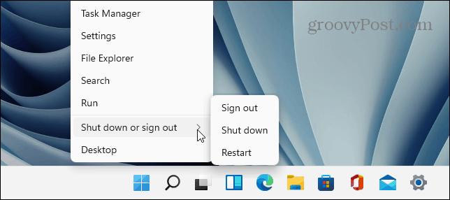Desligue o botão Iniciar do Windows 11