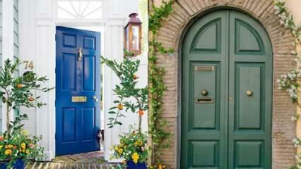 Quais são as cores interiores das portas usadas na decoração da casa? Cores ideais para portas interiores