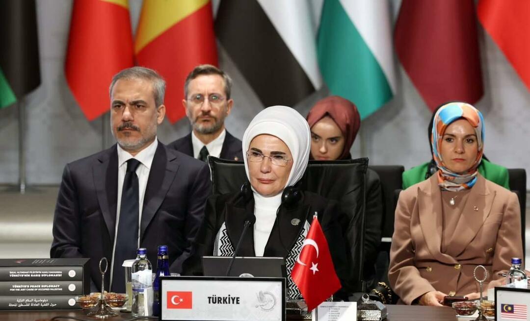 Primeira-dama Erdoğan: “Somos obrigados a fazer mais do que apenas chorar para impedir o massacre”