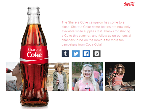 coca-cola compartilha uma imagem de campanha de coca