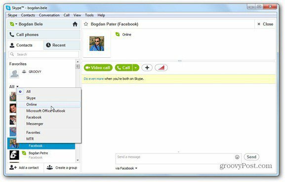 Skype 6 traz integração com o Facebook e o Windows Live
