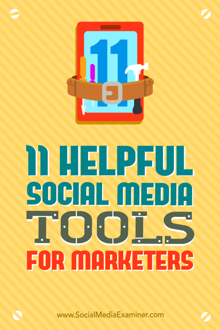 11 ferramentas úteis de mídia social para profissionais de marketing: examinador de mídia social