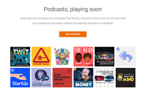 o google play dá as boas-vindas aos podcasts