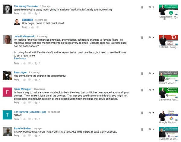 Os novos recursos de comentários do YouTube permitem uma conversa mais dinâmica nos vídeos.