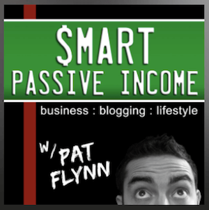 O podcast Smart Passive Income de Pat Flynn chamou a atenção de Shane.