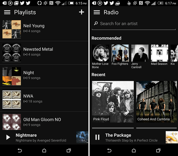 Música do Groove no Android