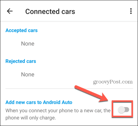 android auto adicionar automaticamente novo carro