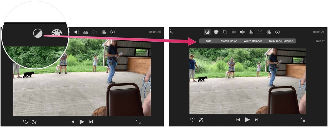 Editando vídeos com cores do iMovie iMovie