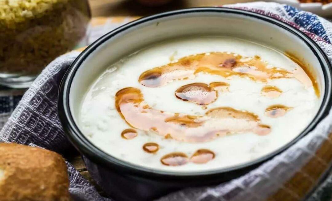 Como fazer a sopa paradisíaca local de Bursa? Receita de Sopa Celestial