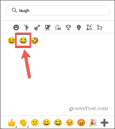 google docs selecione emoji