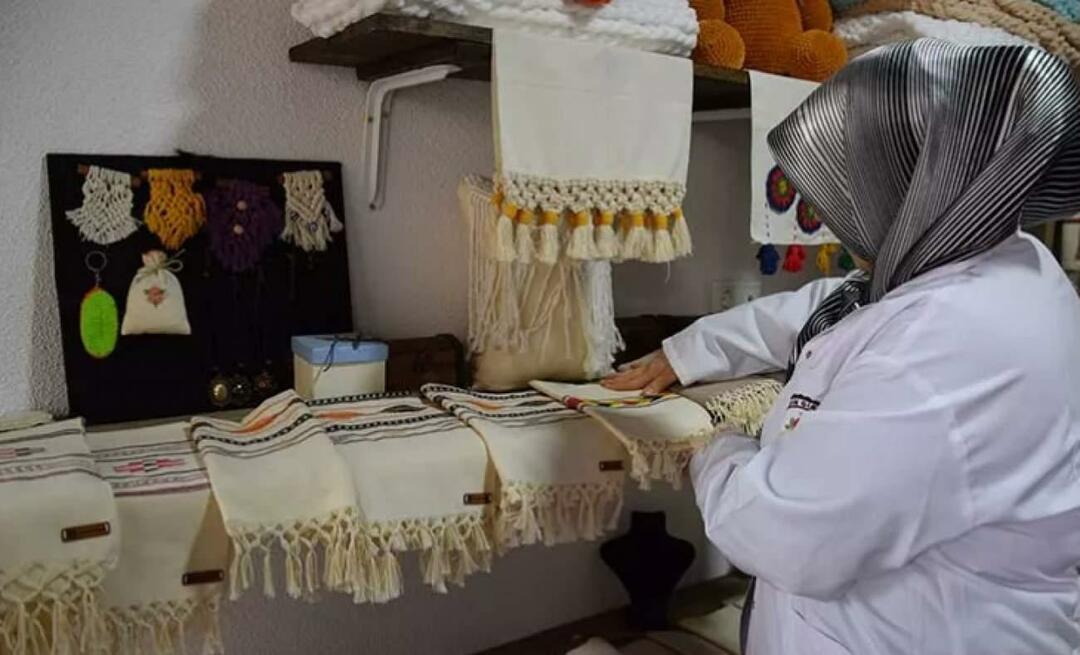 Os produtos locais de Bilecik estão viajando pelo mundo! Mulheres de Bilecik estão fazendo marketing