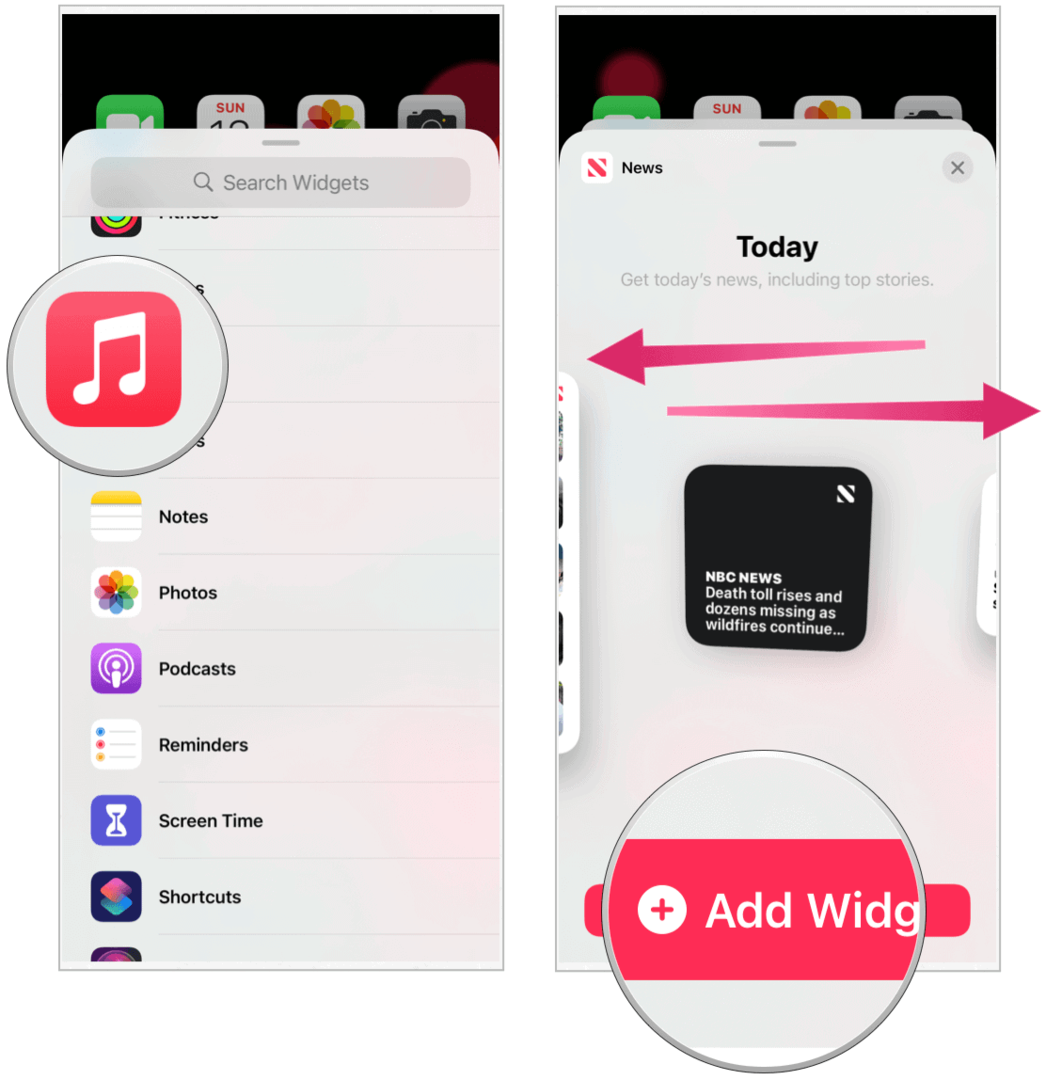 iOS 14 adicionar widget